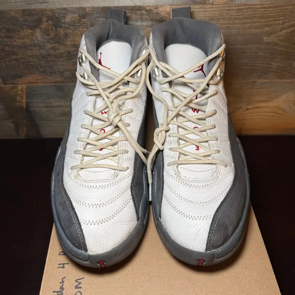 Jordan 12 Retro Dark Grey Sneakers-11 Men's